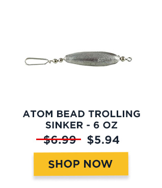 Atom Bead Trolling Sinker - 6 oz