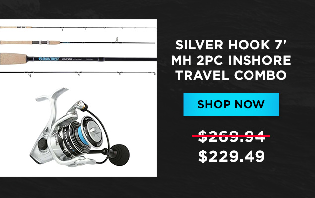 Silver Hook Inshore Travel Combo