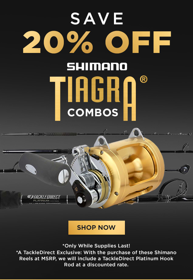 20% OFF Select Shimano Tiagra Combos