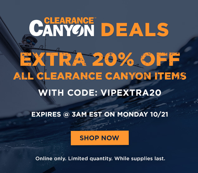 Extra 20% Off All Clearance Canyon