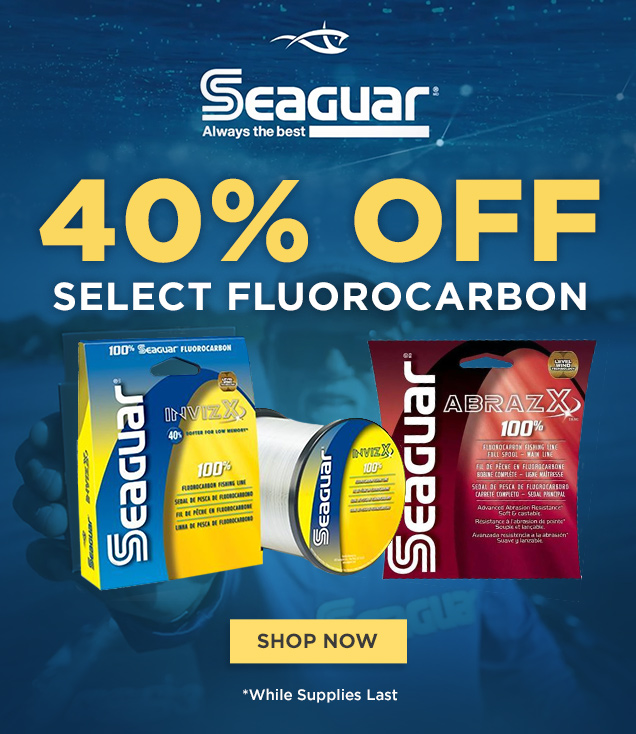 Save 40% on Select Seaguar Fluorocarbon Line