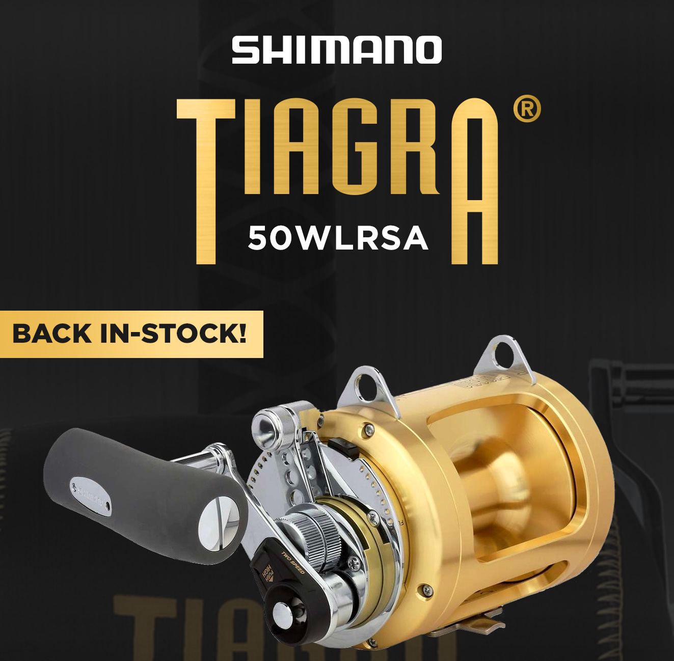 Shimano Tiagra TI50WLRSA Fishing Reel