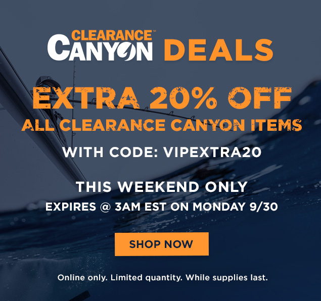 Extra 20% Off All Clearance Canyon