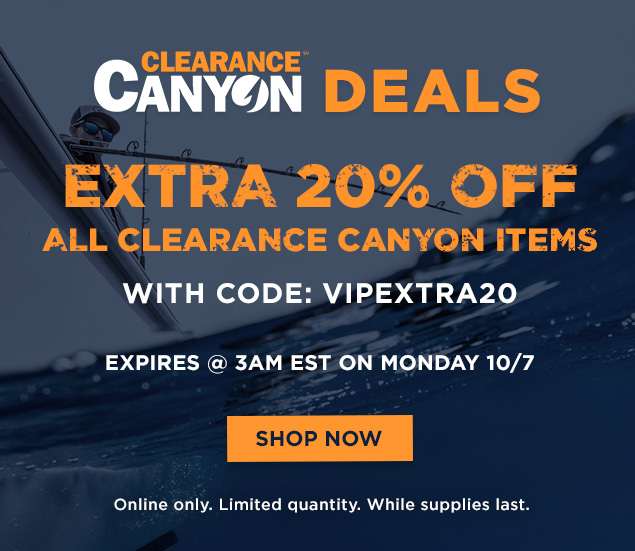 Extra 20% Off All Clearance Canyon